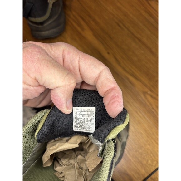 Adidas Terrex Gore-Tex Trail Shoes Mens Olive Green Good‎ Waterproof Hiking